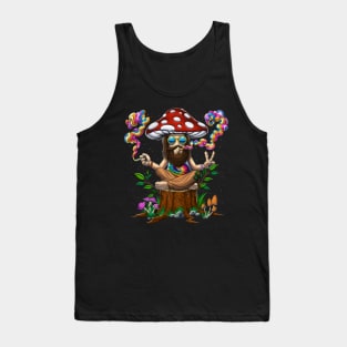 Tie-Dye Hippie Mushroom Tank Top